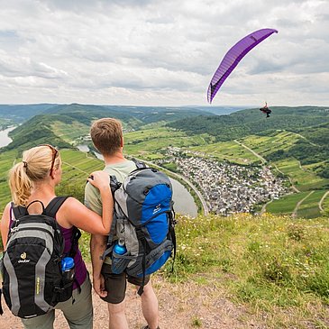 Moselsteig am Calmont Gipfelkreuz Region Cochem