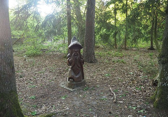 Ein Männlein steht im Walde - am Start der Tour