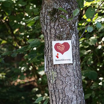 Beschilderung am Wegesrand