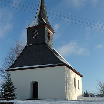 Kapelle im Winter Oberkleinich