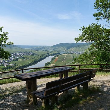 Rastmöglichkeit oberhalb der Brauneberger Juffer