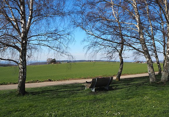Rastmöglichkeit im Grünen