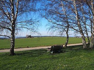 Rastmöglichkeit im Grünen