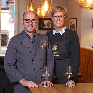 Die Inhaber des Warsberger Weinhofs