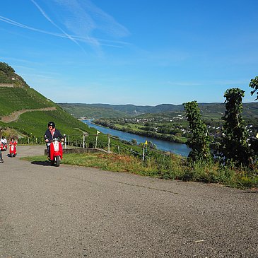 Roller Touren im Weinberg