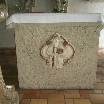 Zell-Kaimt: Schlussstein der St.-Jakobus-Kirche