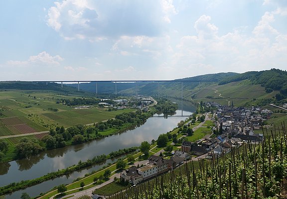 Blick in Richtung Hochmoselübergang