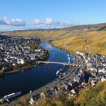 Ausblick von der Burg in Richtung Bernkastel