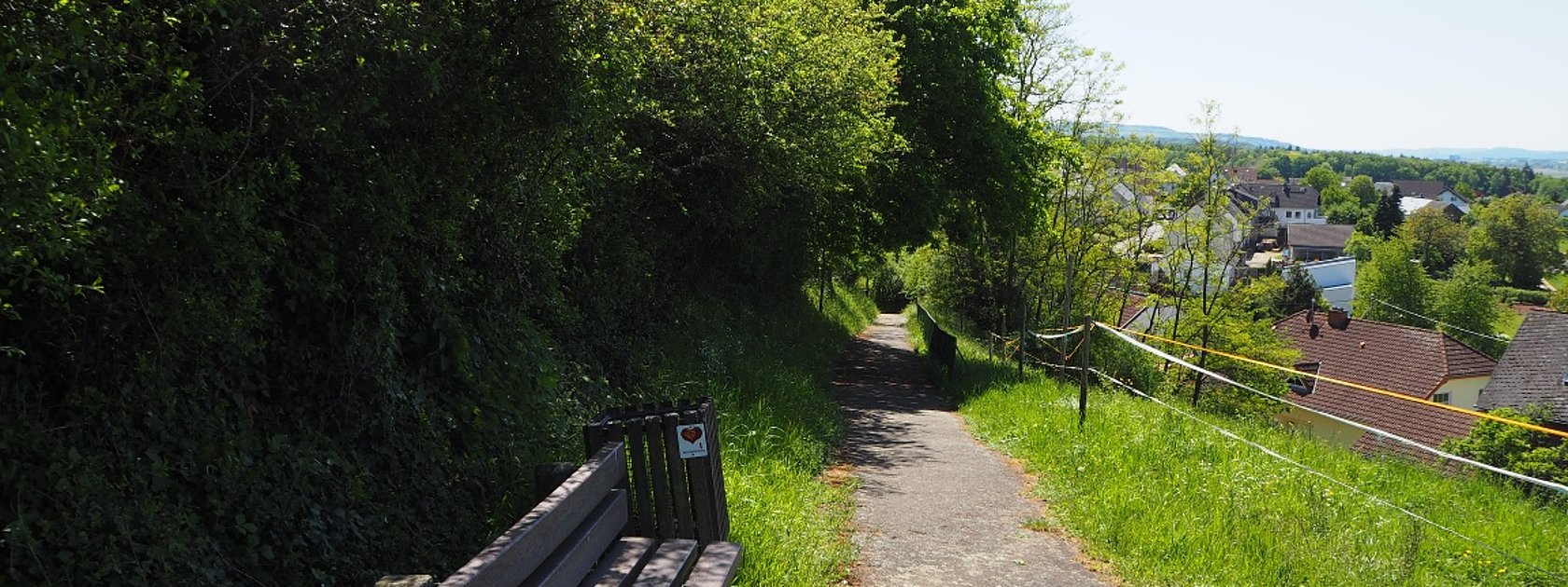 Wegabschnitt zum Ortsteil Krames
