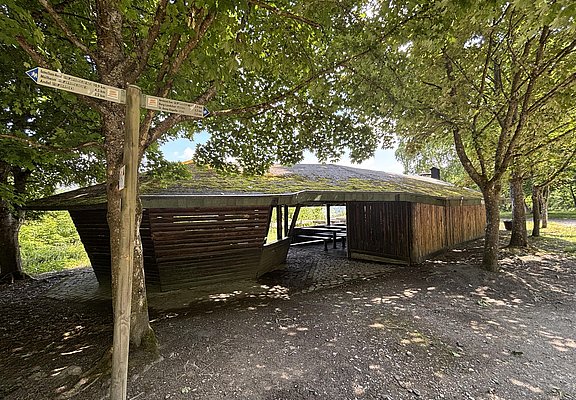 Andeler Schutzhütte Rückansicht