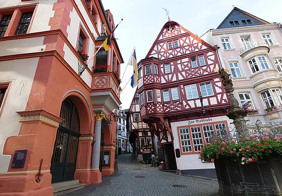 Spitzhäuschen am historischen Marktplatz