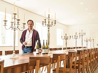 Markus Molitor im Weingut