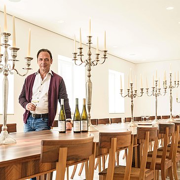 Markus Molitor im Weingut