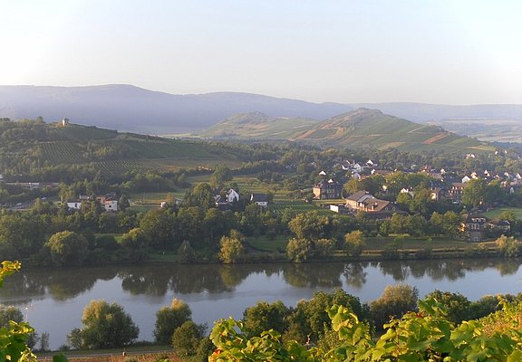 Radfahren an der Mosel in Mülheim