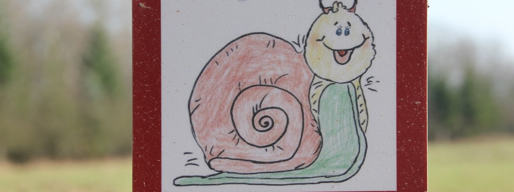 Beschilderung "Der Natur auf der Spur"