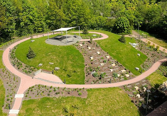 Kräutertreppe im Kurpark