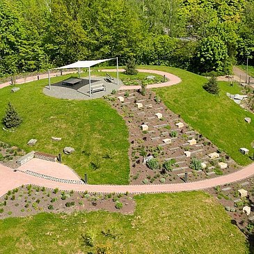 Kräutertreppe im Kurpark